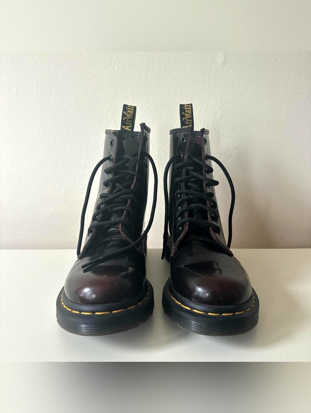 Dr. Martens 1460 Women's Cherry Red Leather Lace-Up Boots
